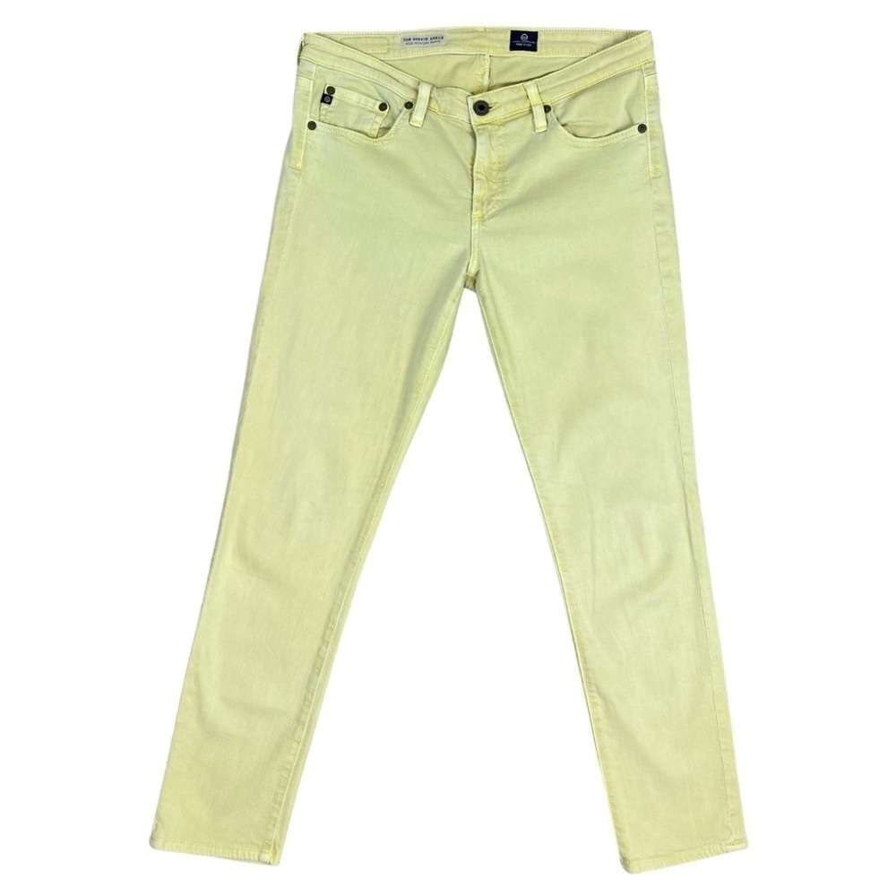 Adriano Goldschmied AG Jeans The Stevie Slim Straight Ankle Yellow Sz‎ 29R Denim